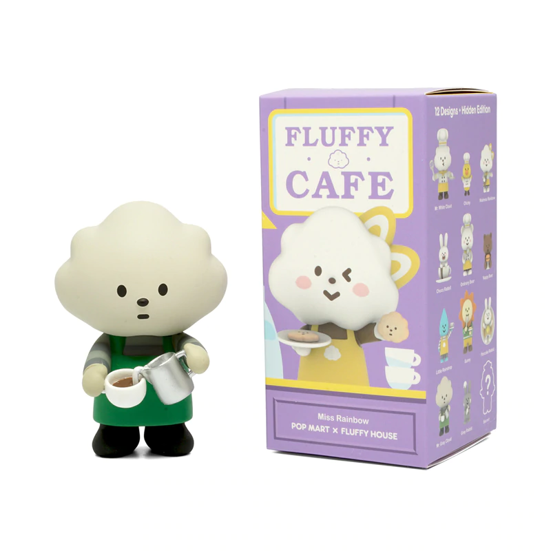 POP MART POP MART Fluffy House serie 3 (Cafe) blind box