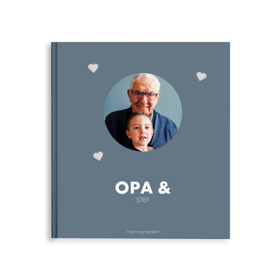 Momenten fotoboek maken - Opa & ik/wij - M - Hardcover - 40 pagina's