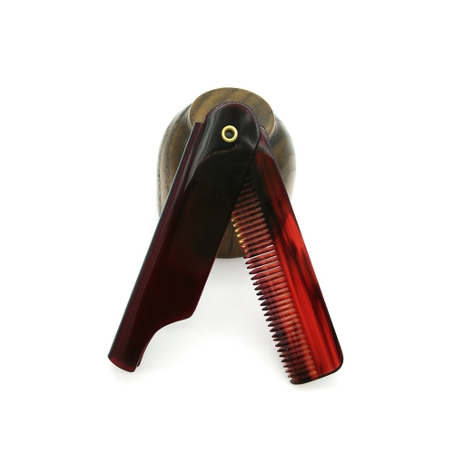Foldable Hair Comb Portable Travel Hair Brush Hair Comb Plastic Folding Detangling Anti-static Hair Brush